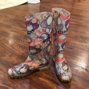 Coach Rainboots